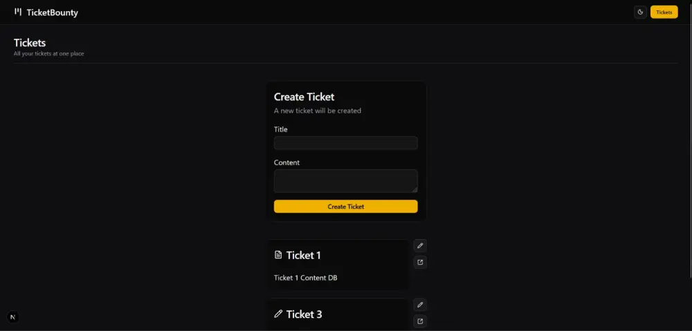 أقدم لك تصميم نظام إدارة التذاكر (Ticket Management System) يساعد على تنظيم الطلبات أو المشاكل وإدارتها بسهولة داخل الموقع.