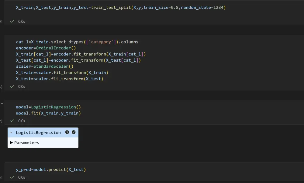 بناء نموذج تعلم الالة