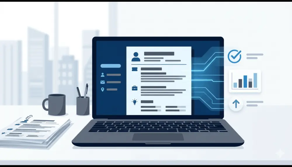 إنشاء سيرة ذاتية احترافية + متوافقة مع ATS