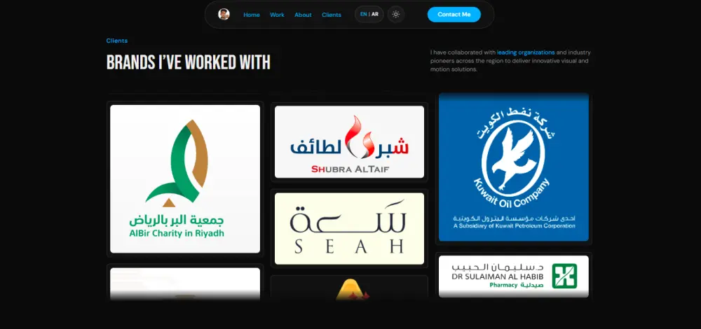 تصميم portfolio احترافي بتقنيات حديثة لعرض مهاراتك بشكل مميز