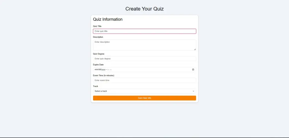 منصة QuizTech: نظام متكامل لإدارة الاختبارات الإلكترونية والعملية التعليمية