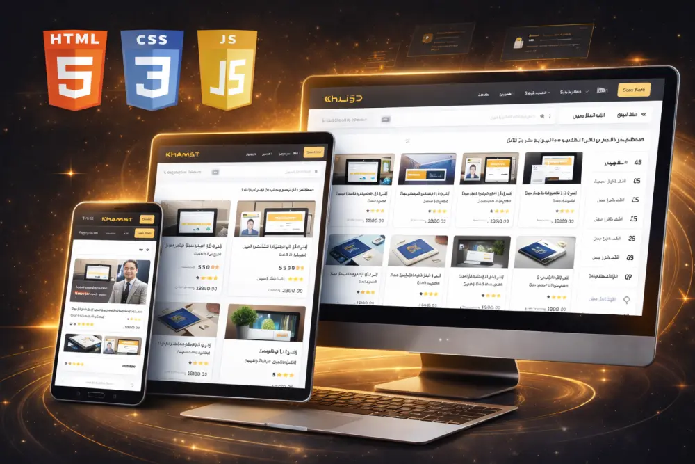 تصميم موقع بورتفوليو احترافي بـ React.js