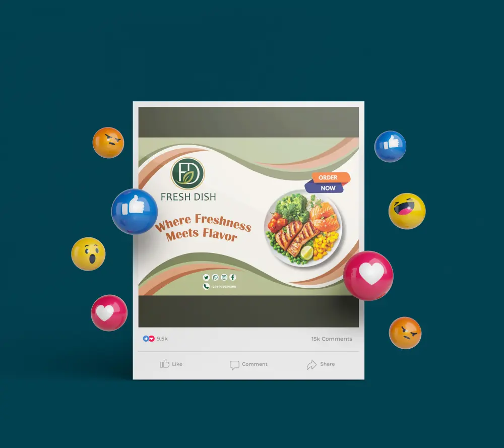 تصميم بوست سوشيال ميديا احترافي وجذاب يعبر عن هوية نشاطك