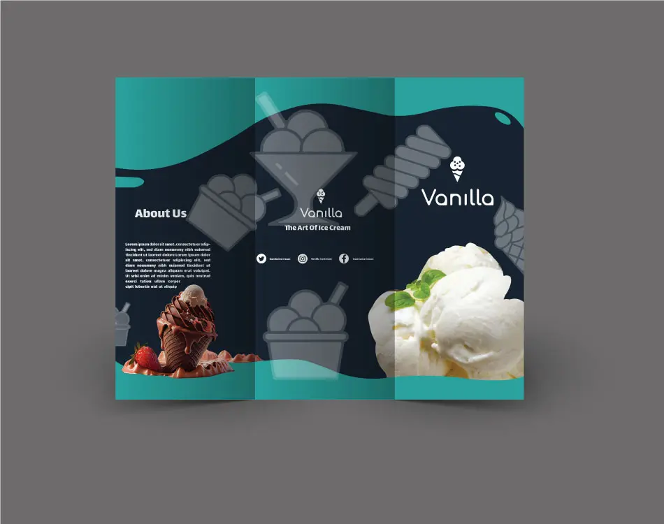 تصميم منيو مطعم أو كافيه يعكس هوية المكان