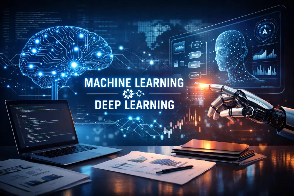 بناء موديل machine learning تعلم الالة والتعلم العميق DL