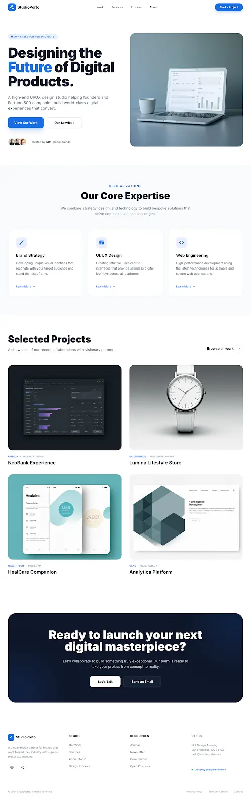 تصميم Landing Page احترافية باستخدام HTML و CSS متجاوبة مع جميع الأجهزة