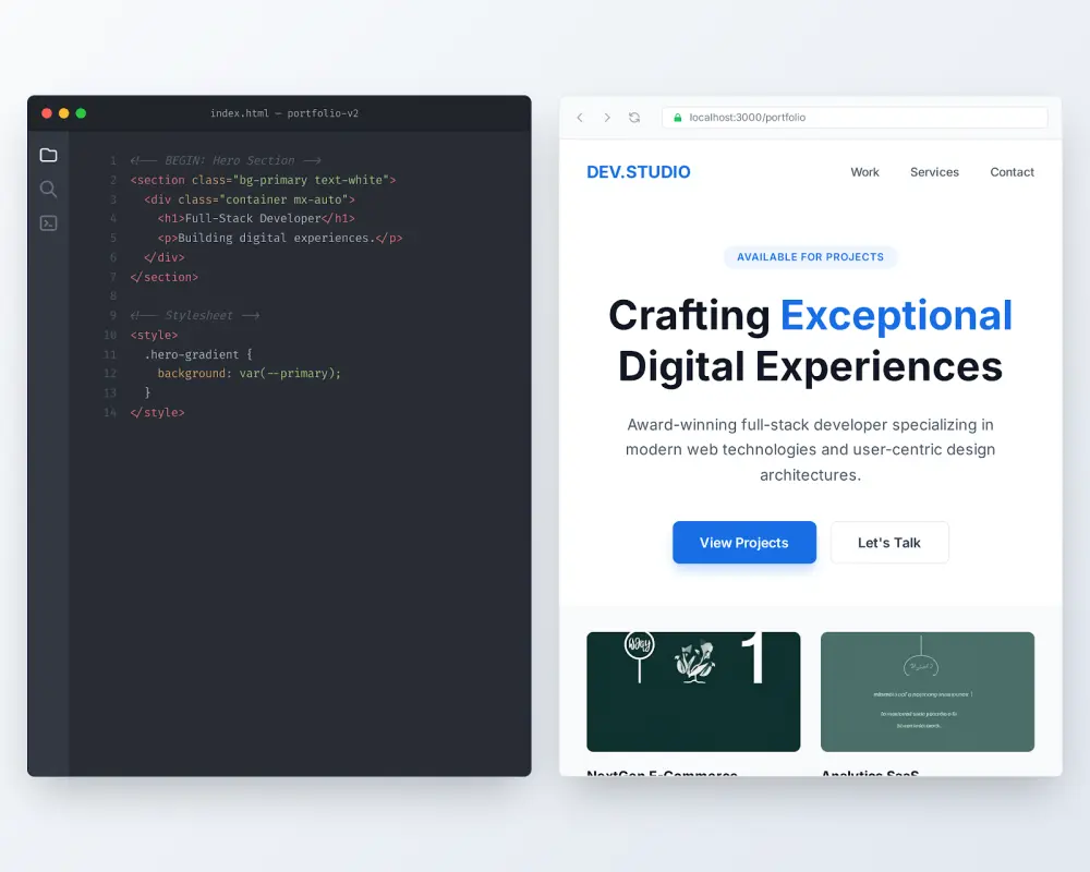 تصميم Landing Page احترافية باستخدام HTML و CSS متجاوبة مع جميع الأجهزة