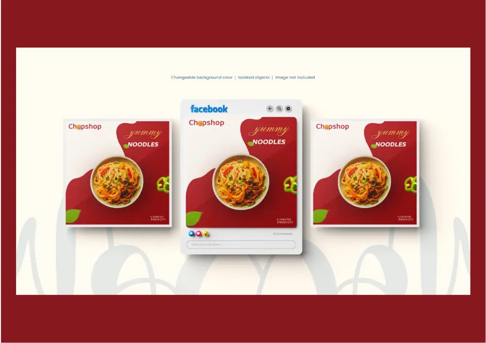 تصميم منشور سوشيال ميديا احترافي