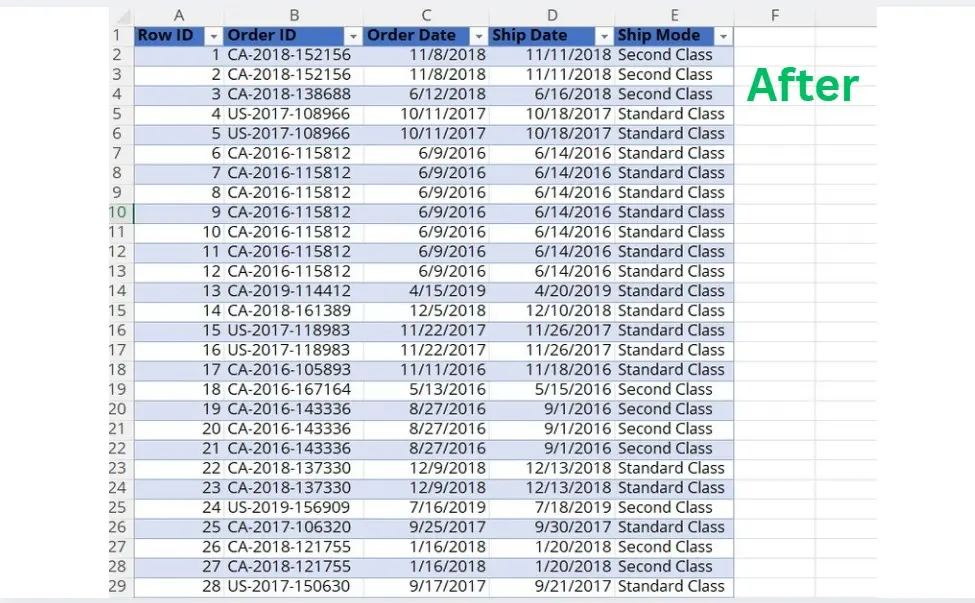 تنظيف البيانات باستخدام Power Query