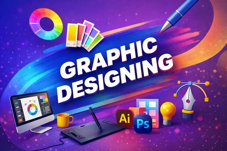 تصميم هوايات بصريه لوجو واغلافه كتب  واعلانات احترافيه تعزز حضورك الرقمي