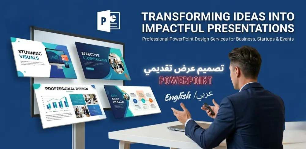تصميم عرض تقديمي PowerPoint احترافي