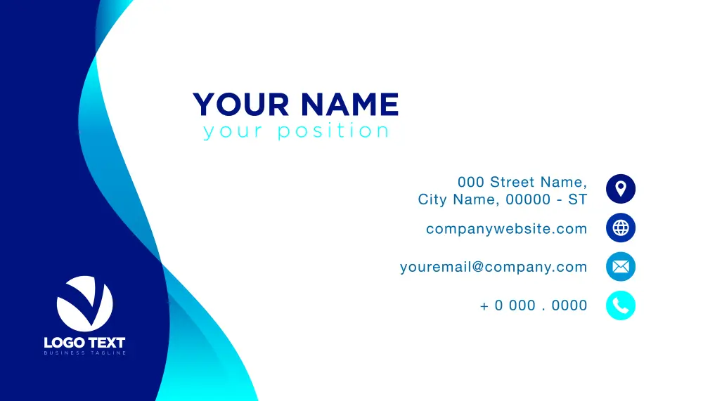 تصميم Business Card واحد مميز مع اختيار الألوان والطباعة المناسبة.