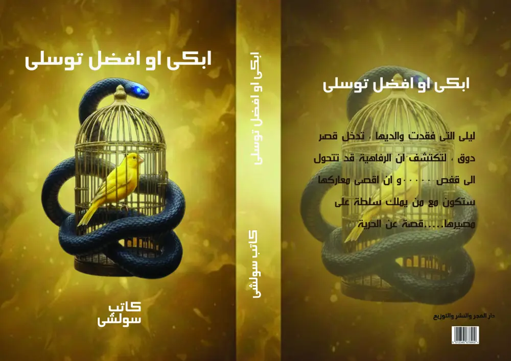 تصميم أغلفة كتب وروايات مميزة للنشر والطباعة
