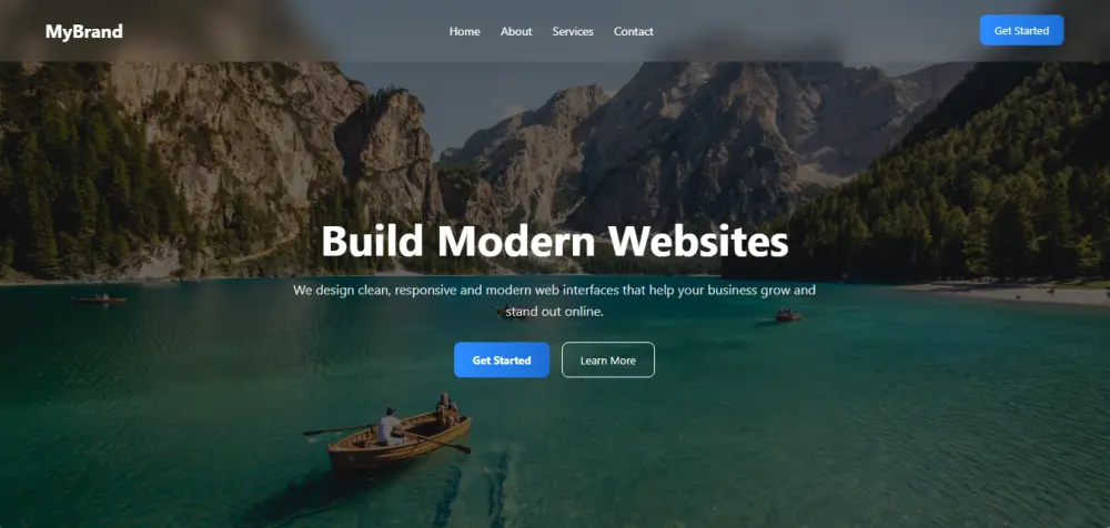 تصميم صفحة هبوط (Landing Page) احترافية متجاوبة مع جميع الأجهزة
