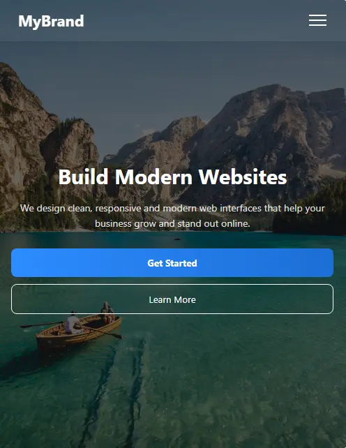 تصميم صفحة هبوط (Landing Page) احترافية متجاوبة مع جميع الأجهزة