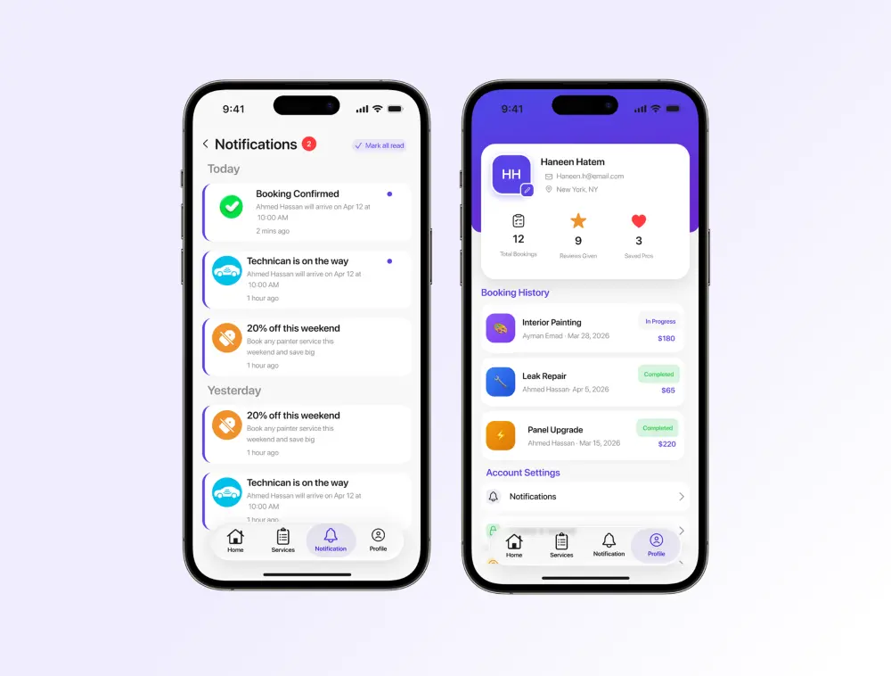 تصميم واجهات موبايل- Mobile App