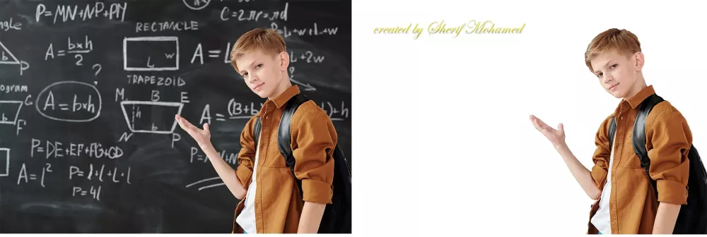 تفريغ خلفية الصورة