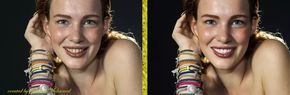 تعديل و تنميق الصور بتنعيم الجلد و إزالة التجاعيد و العيوب و بتبييض الأسنان