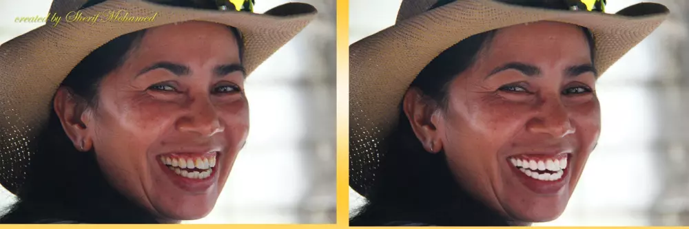 تعديل و تنميق الصور بتنعيم الجلد و إزالة التجاعيد و العيوب و بتبييض الأسنان