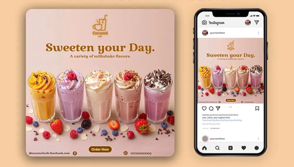 تصميمات سوشيال ميديا احترافية