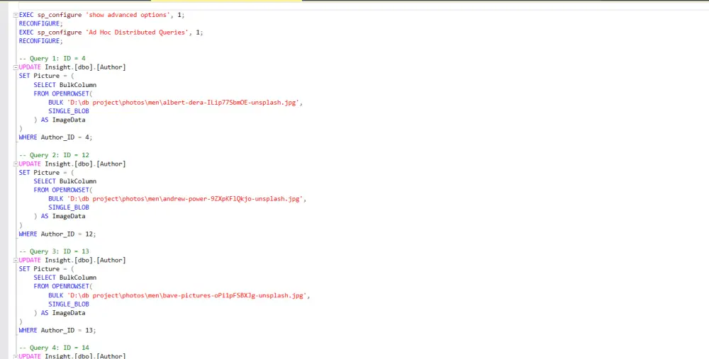 تصميم وتحسين قاعدة بيانات SQL Server متكاملة