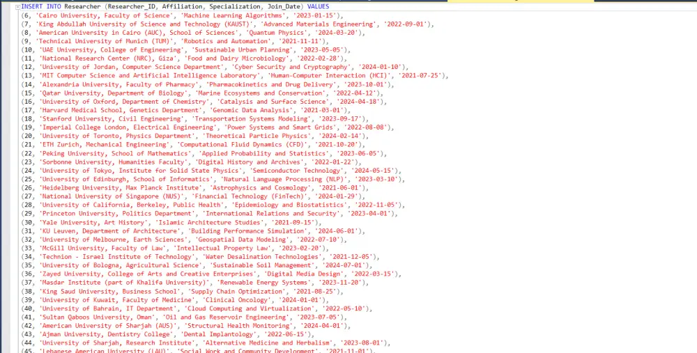 تصميم وتحسين قاعدة بيانات SQL Server متكاملة
