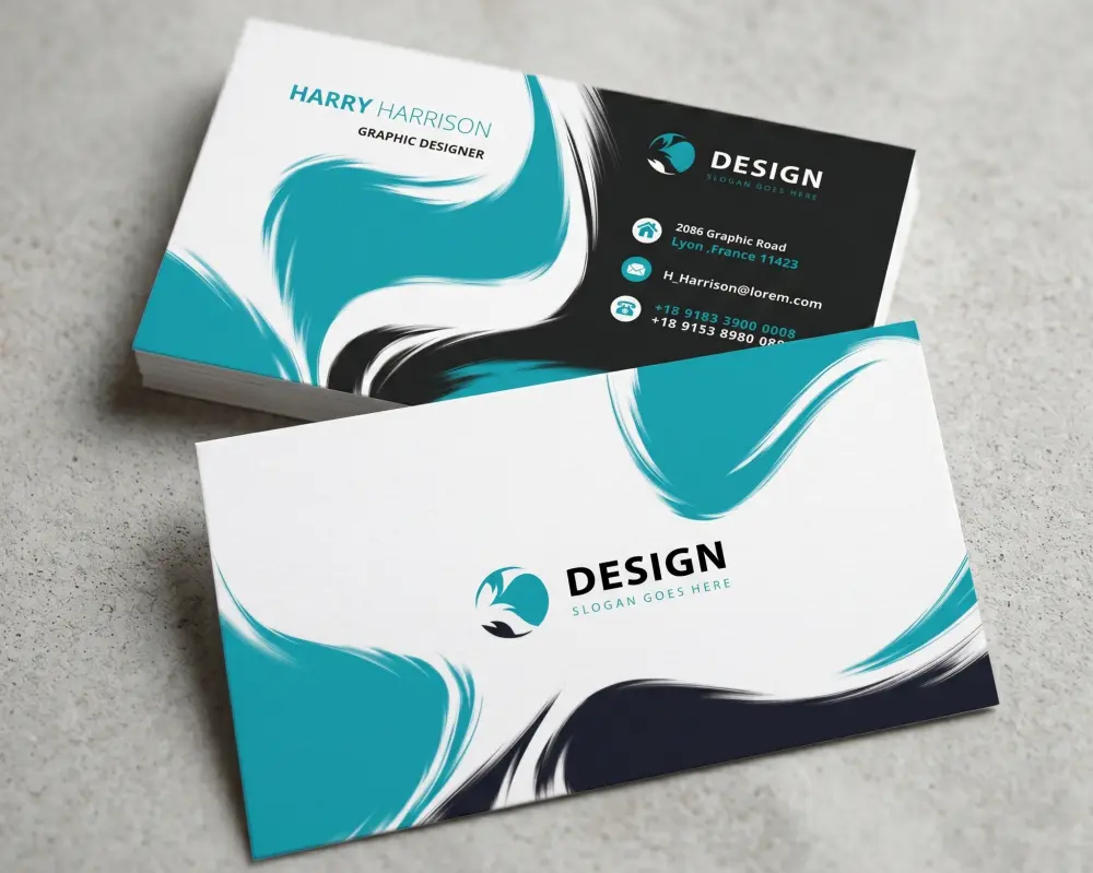 تصميم كارت شخصي (Business Card) احترافي جاهز للطباعة