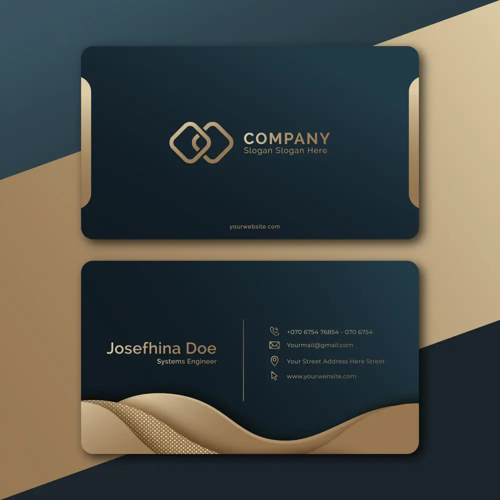 تصميم كارت شخصي (Business Card) احترافي جاهز للطباعة