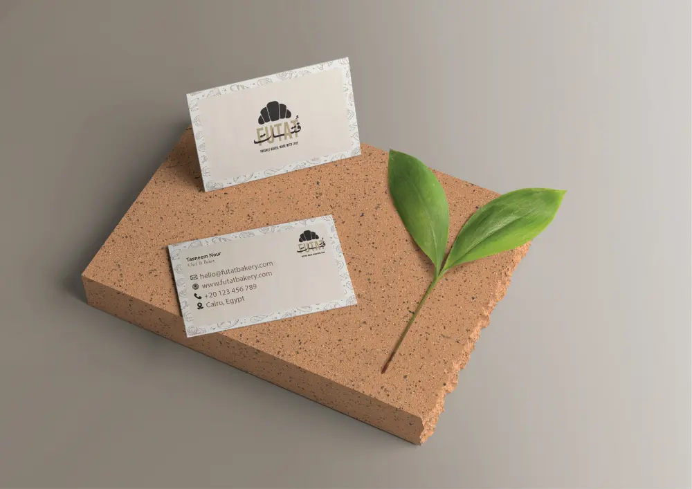 تصميم بطاقة عمل احترافية