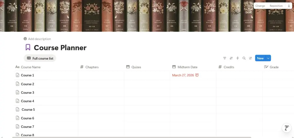تصميم Study Planner احترافي على Notion لتنظيم الدراسة وزيادة الإنتاجية