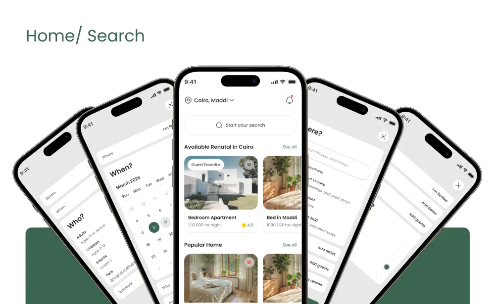 تصميم واجهات تطبيق موبايل UI-UX احترافيه وعصرية