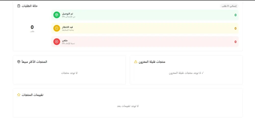 أنا سأقوم بتصميم وتطوير Dashboard احترافي لموقع ملابس (E-commerce Dashboard) يساعدك على إدارة مشروعك بسهولة وكفاءة.