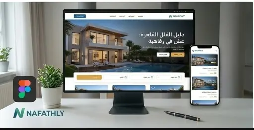 صميم واجهات مواقع احترافية وجذابة (UI/UX) بلمسة عصرية