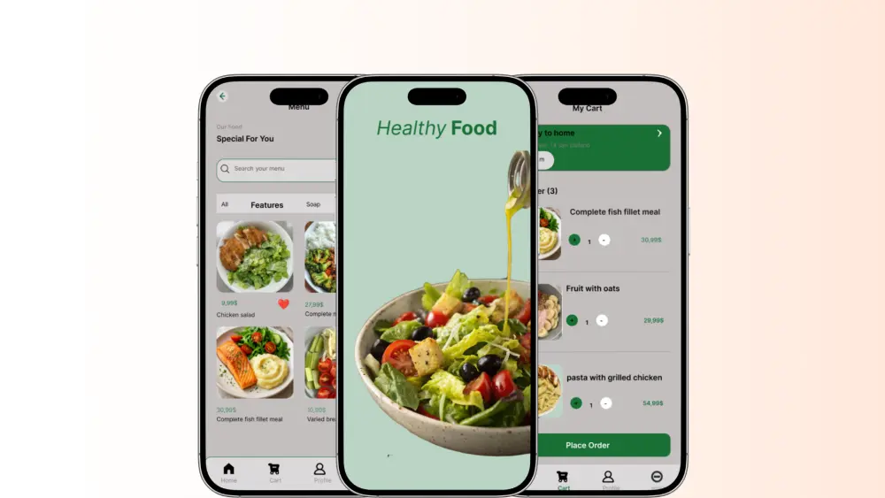 تصميم شاشات UI/UX احترافية (ويب أو موبايل)
