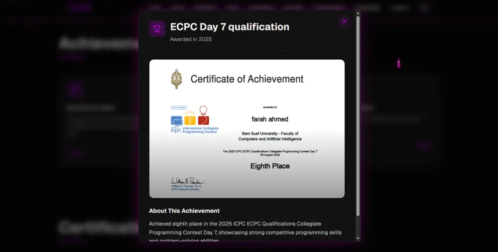 تصميم موقع Portfolio شخصي