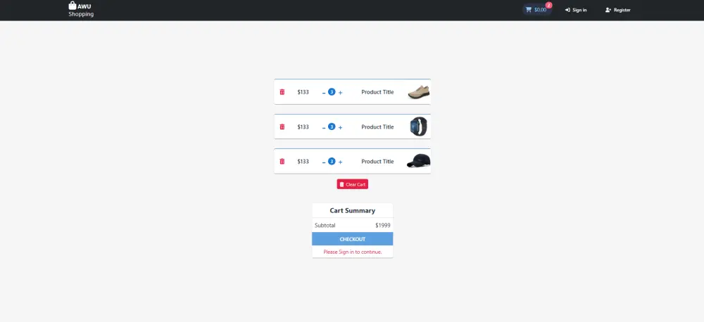تصميم موقع e-commerce