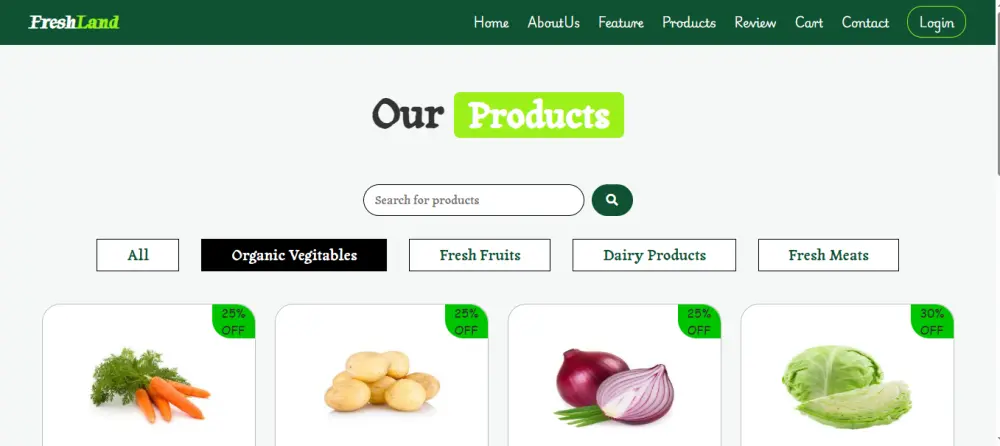 🛒 بناء واجهة متجر إلكتروني (Front-End) متكامل، سريع ومتجاوب