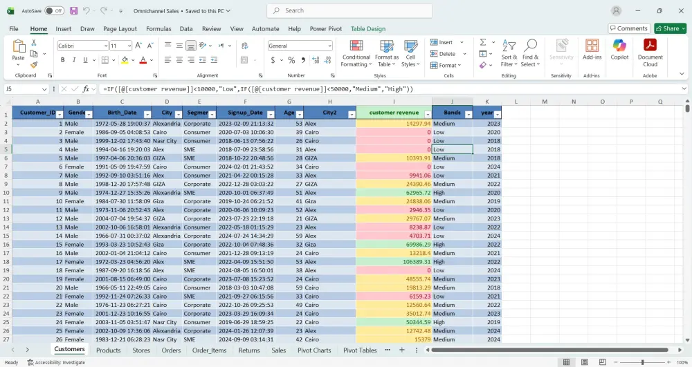 ادخال البيانات على برامج Excel و Word