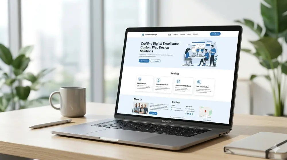 تصميم صفحة هبوط احترافية باستخدام HTML و CSS و JavaScript