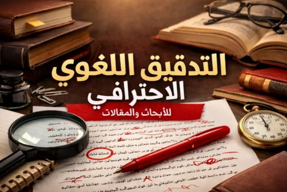 تدقيق لغوي احترافي للمقالات والنصوص العربية باحترافية ودقة