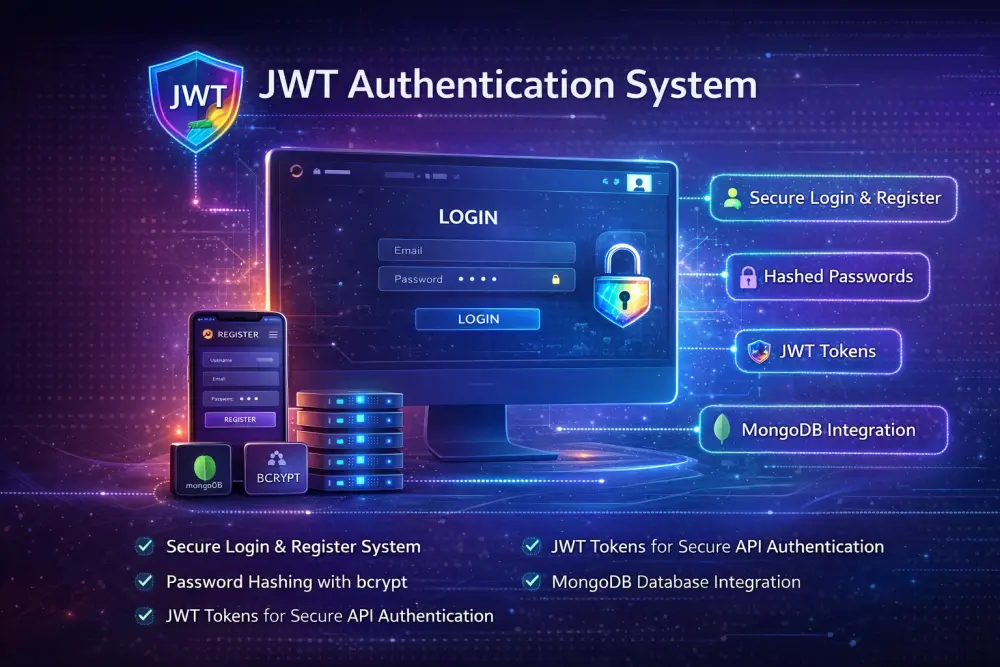 إنشاء نظام تسجيل دخول احترافي باستخدام JWT