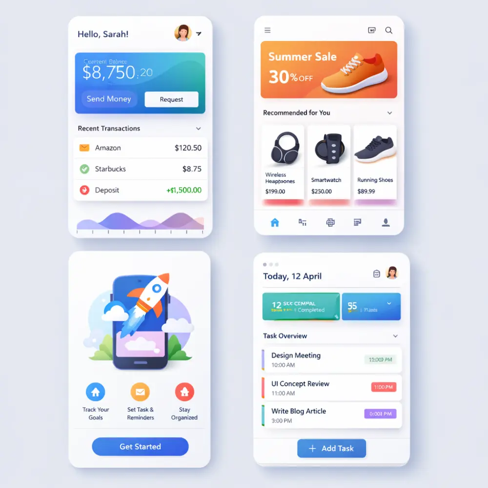 مراجعة تصميم موقع أو تطبيق (UI/UX Review)