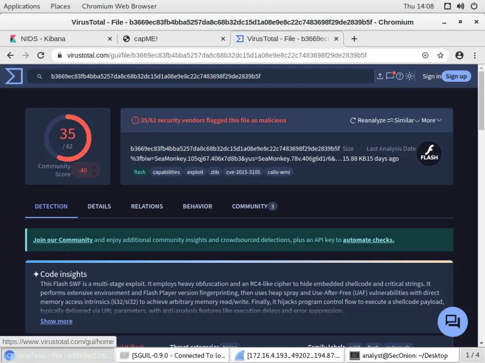 الاستجابة للحوادث السيبرانية وتحليل الاختراقات المتقدمة (DFIR)