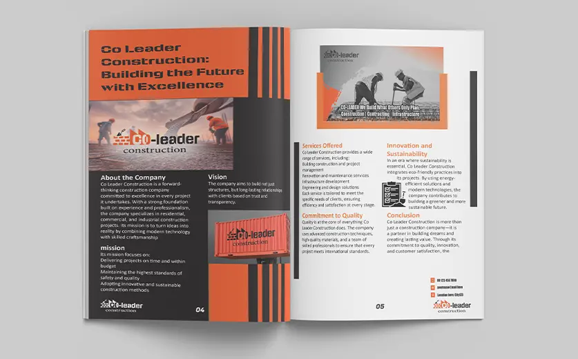 تصميم مجلة، كتالوج، كتاب إلكتروني بأسلوب عصرى جذاب