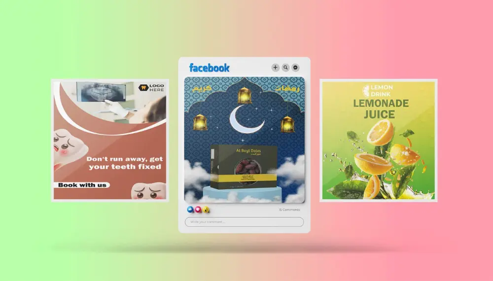 تصميم بوستات السوشيال ميديا