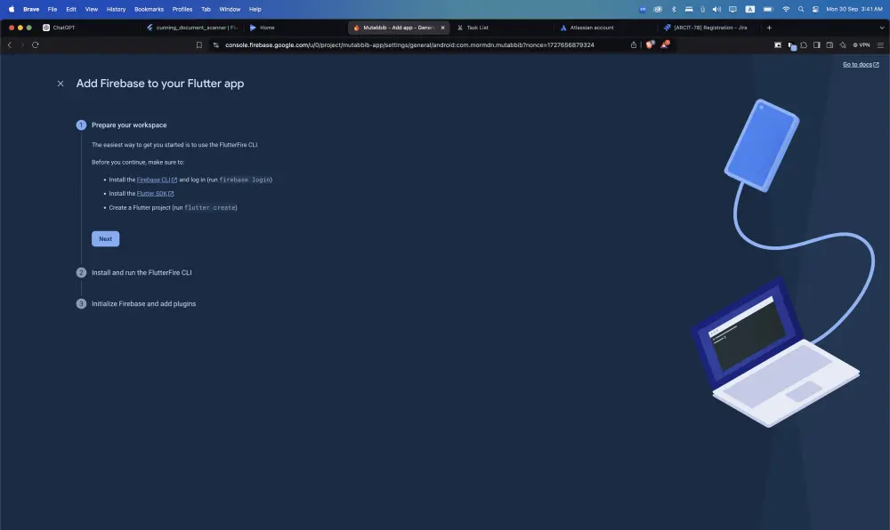 ربط تطبيق فلاتر بقواعد بيانات Firebase أو RESTful API