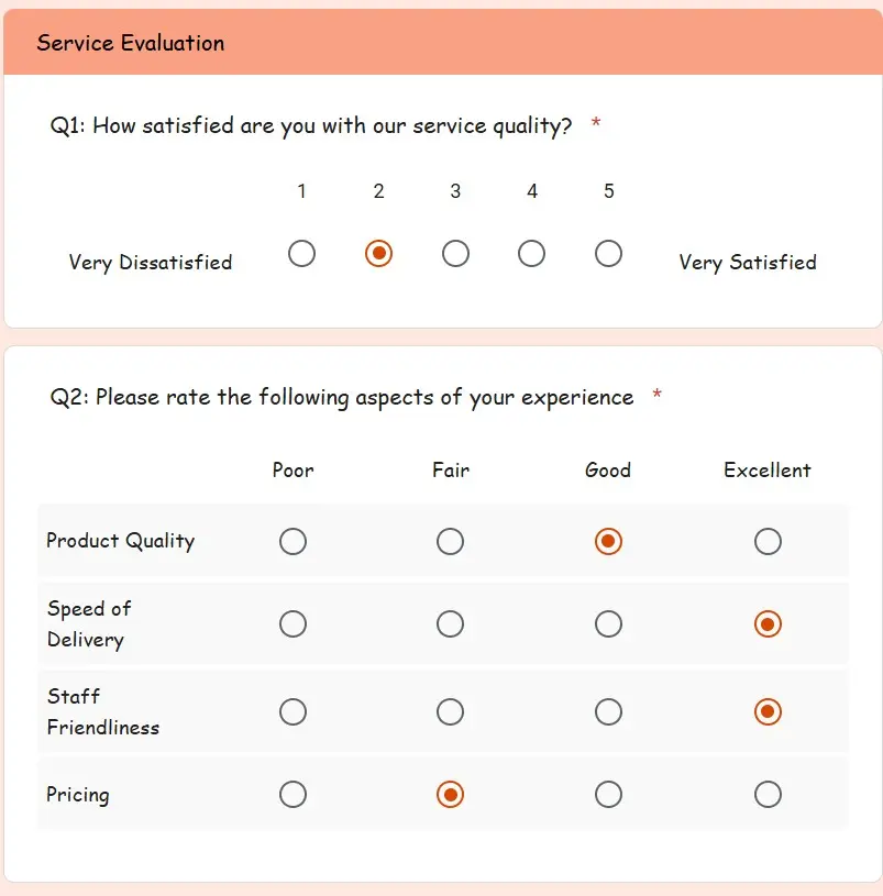 تصميم نماذج Google Forms احترافية (اختبارات تقنية، طلبات توظيف، استبيانات)