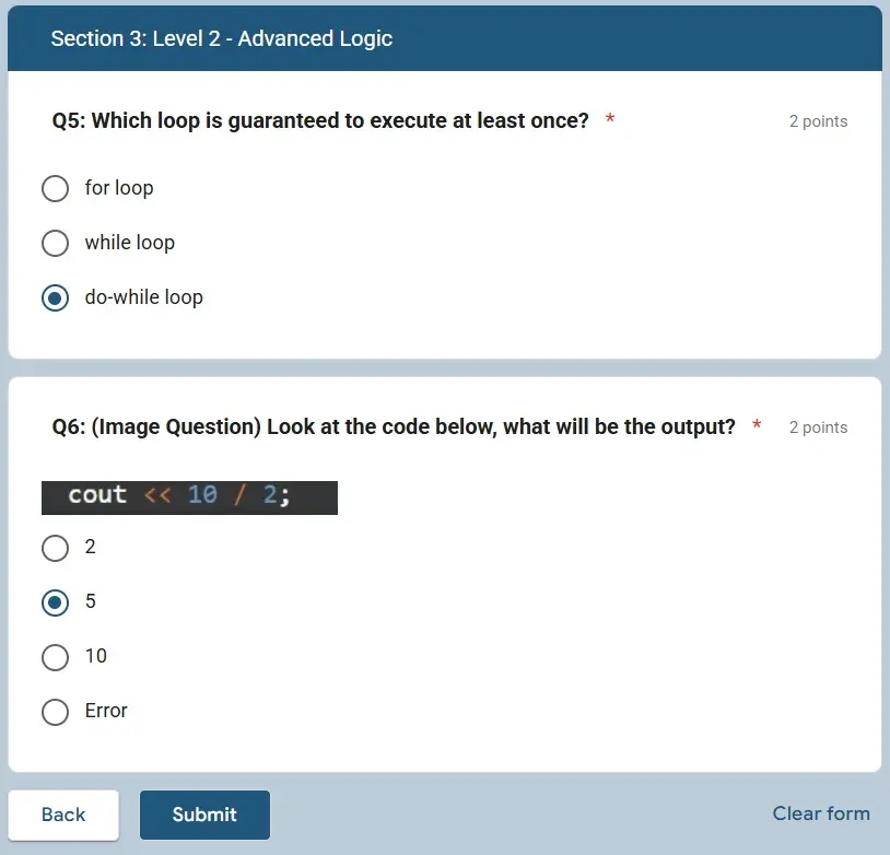 تصميم نماذج Google Forms احترافية (اختبارات تقنية، طلبات توظيف، استبيانات)