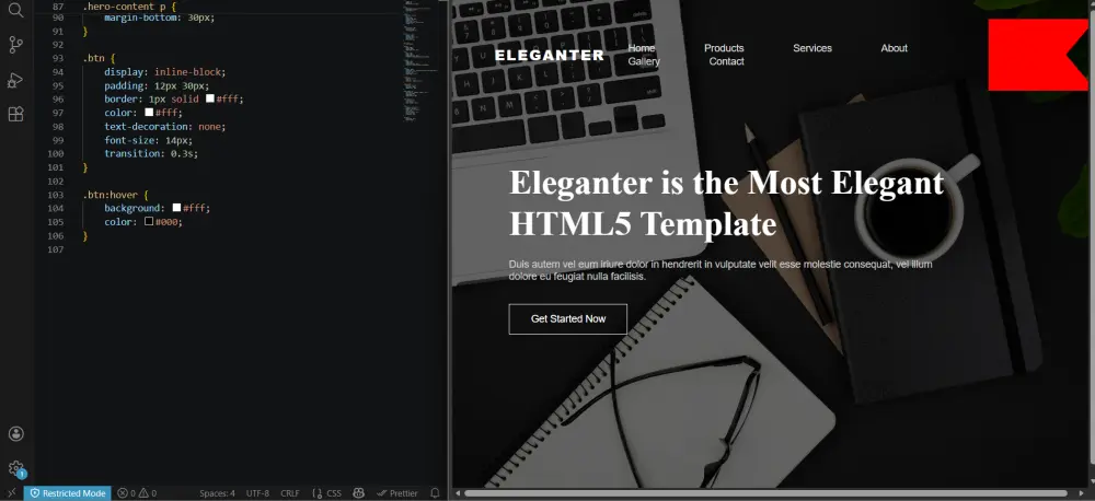 تكويد وتحويل تصميمات PSD أو الصور إلى صفحات ويب (HTML/CSS) متجاوبة