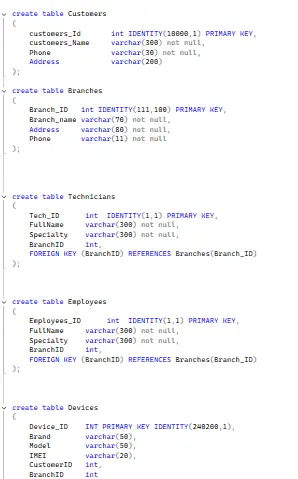 تصميم قواعد بيانات ERD and Schema ، وانشاء SQL Script جاهز للتنفيذ